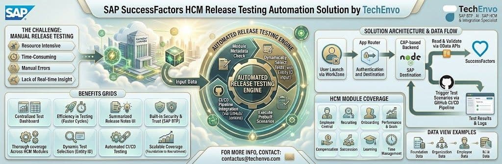 Release Testing Automation Solution for SAP SuccessFactors HCM 