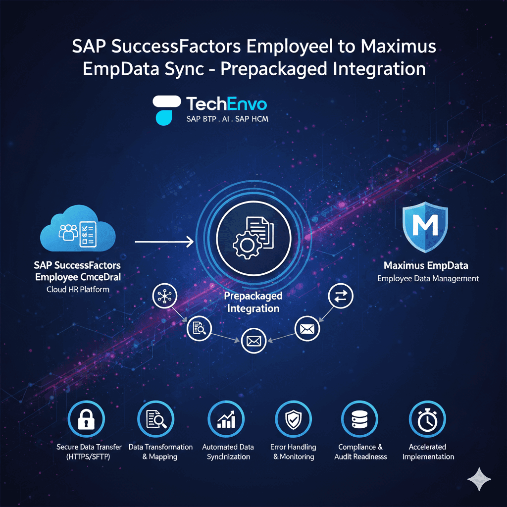 SAP SuccessFactors Employee Central to Maximus EmpData – Prepackaged Integration