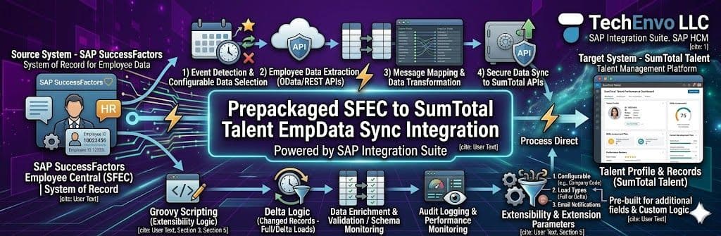 SAP SuccessFactors Employee Central to SumTotal Talent EmpData Sync– Prepackaged Integration